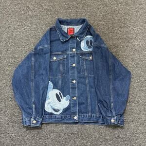 Forever 21 mickey mouse denim jacket